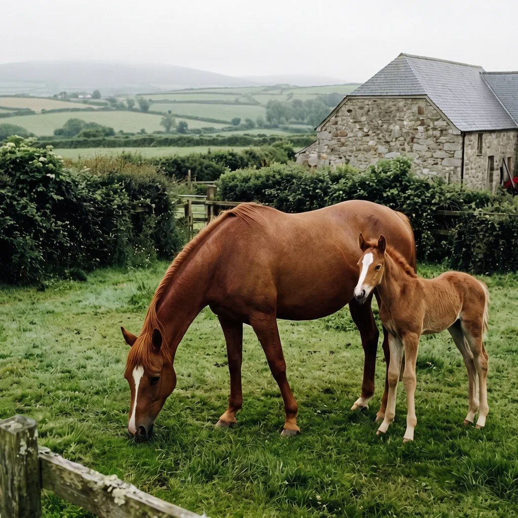 Élevage de chevaux au Domaine de Merys, Fraisse