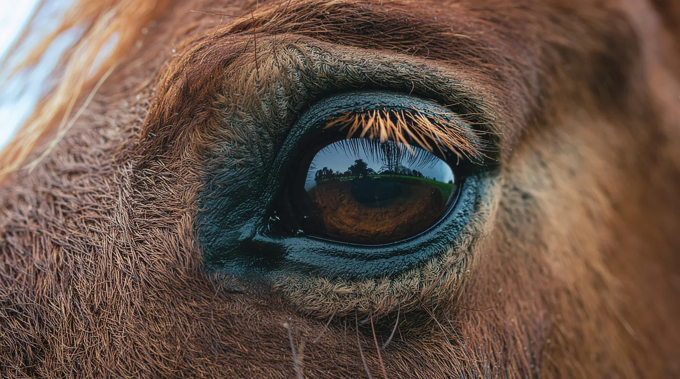 Un regard de cheval au Domaine de Merys, Fraisse